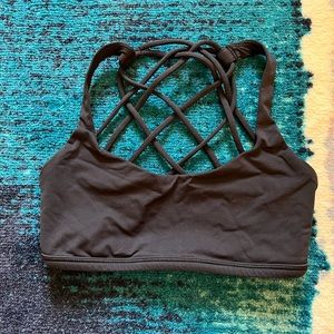 Lululemon free to be bra- wild  *light support, A/B cup black size 2